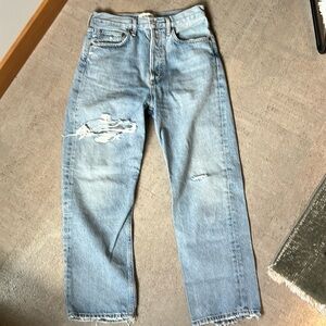 Agolde 90's crop Jean size 25